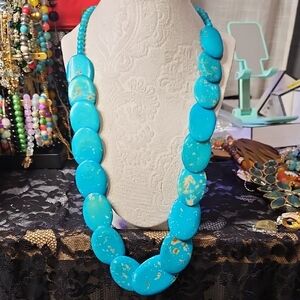 SOLD Turquoise Beaded Necklace